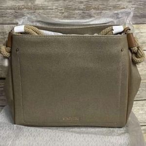 Michael Kors Isla pale gold purse